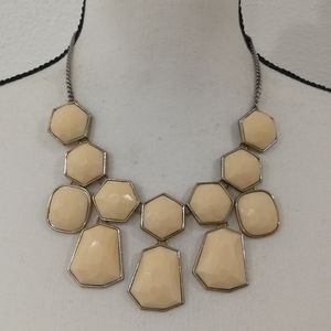 Geometric Bib Statement Necklace